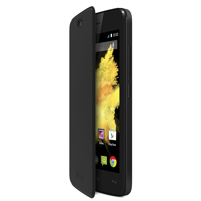 Wiko Folio Coque Arrière Noir Wiko Birdy