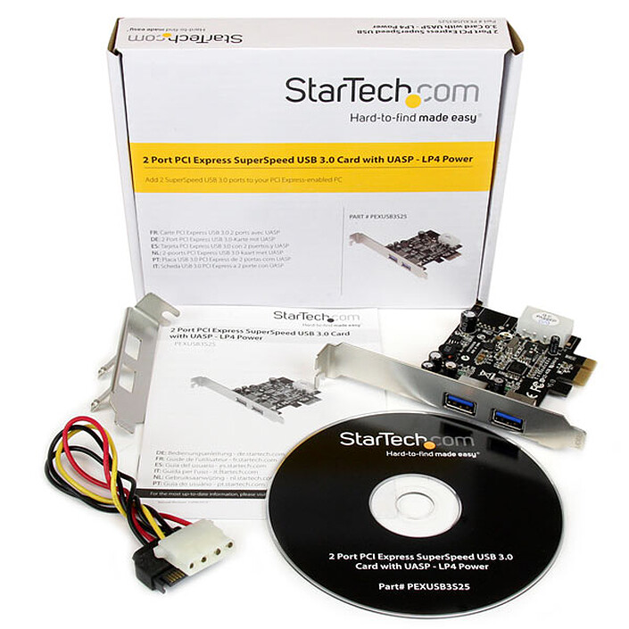 Scheda controller StarTech.com da PCI Express a 2 porte USB 3.0 con UASP economico