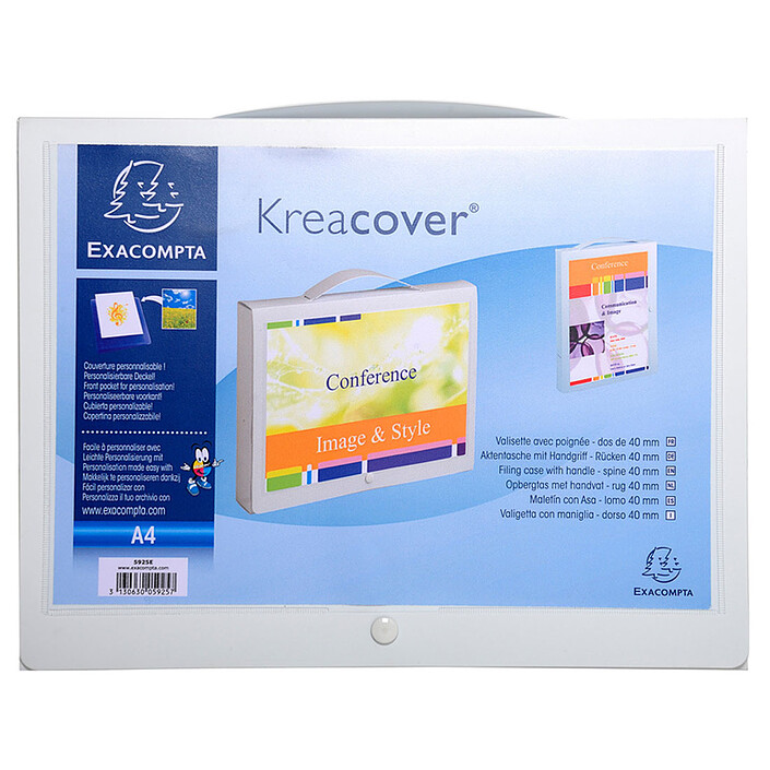 Exacompta Valisette personnalisable Krea Cover 25 x 33 cm Dos 40 mm