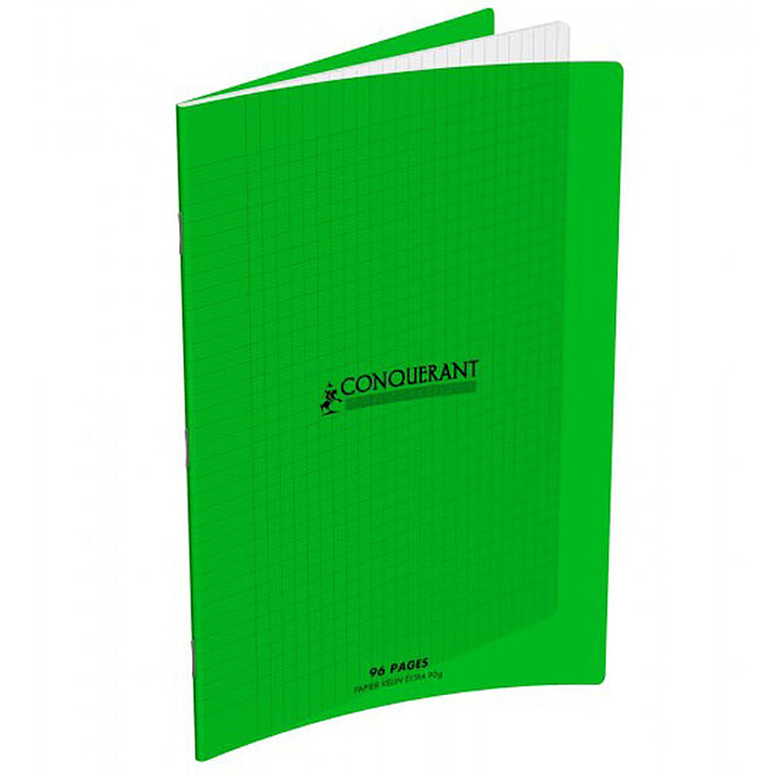 Conquérant Cahier 96 pages 210 x 297 mm seyes grands carreaux  Vert