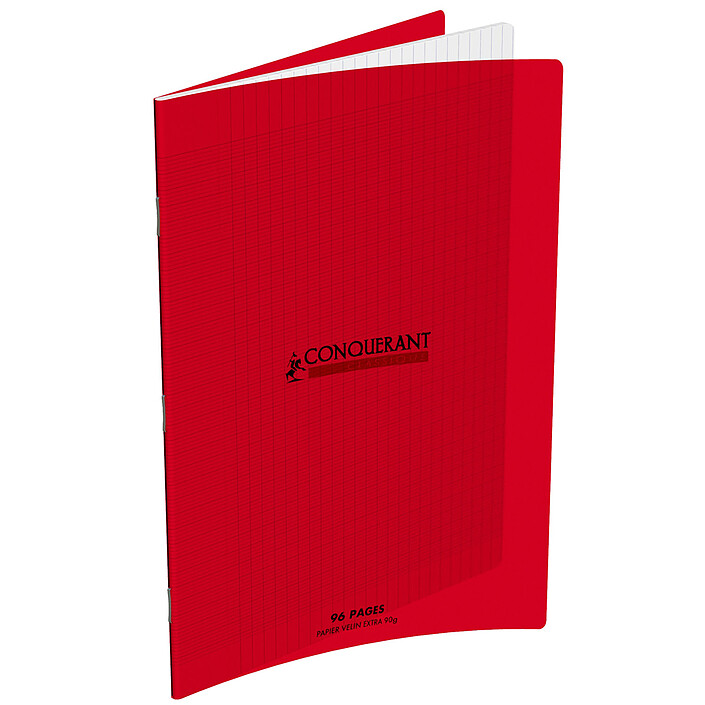 Conquérant Cahier 96 pages 210 x 297 mm seyes grands carreaux  Rouge
