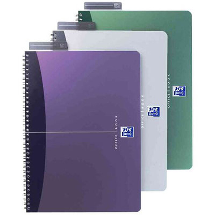 Oxford Urban Mix Cahier Spirale 100 pages petits carreaux 5x5 mm coloris aléatoires