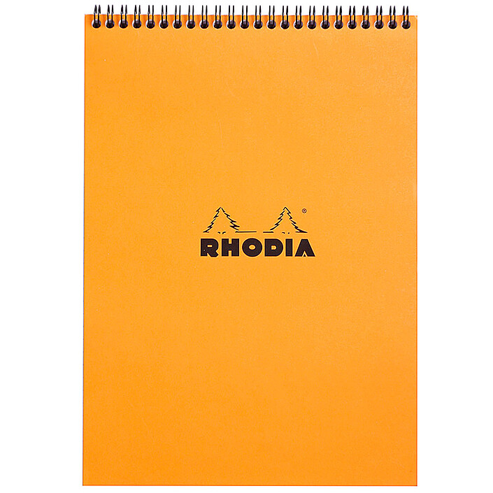 Rhodia Bloc Note Spirale 21 x 29.7 cm quadrillé 5 x 5 160 pages