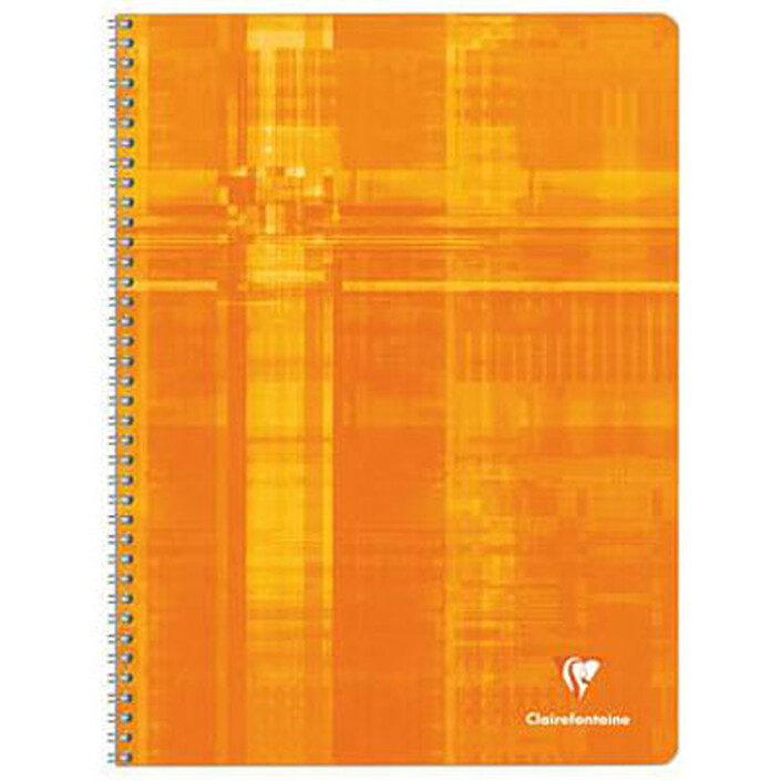 Avis Clairefontaine Cahier Metric Spirale 100 pages 24 x 32 cm petits carreaux 5 x 5 mm coloris aléatoires