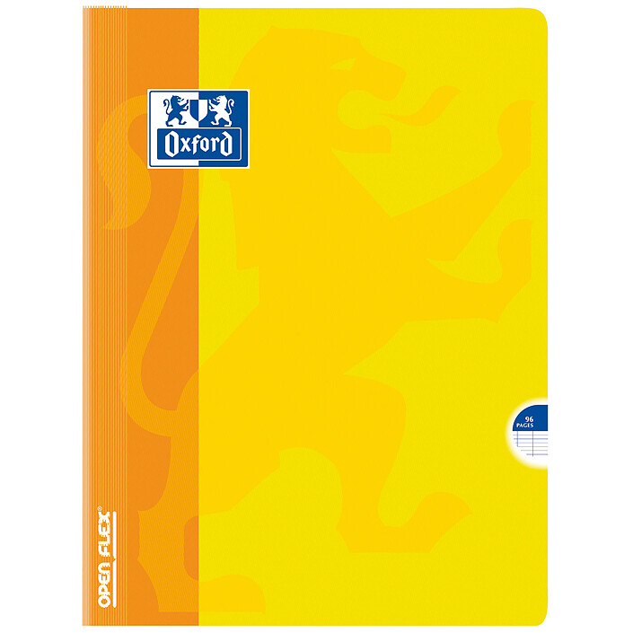 Oxford Open Flex Cahier 96 pages 24 x 32 cm Seyes grands carreaux Coloris aléatoires