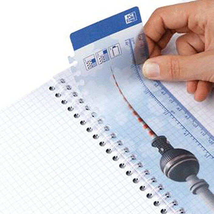 Avis Oxford My Colours Cahier Spirale 180 pages 21 x 29.7 cm petits carreaux coloris aléatoires