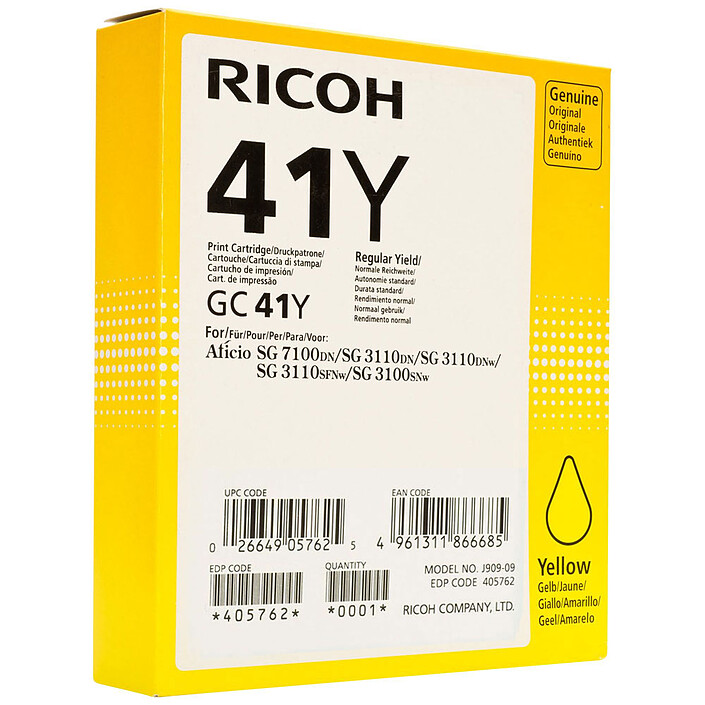 Ricoh GC41Y Yellow - 405764