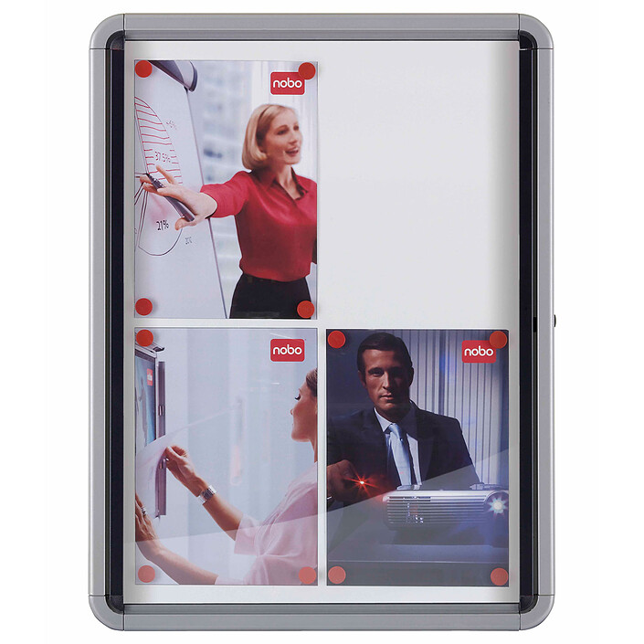 Nobo vitrine d`intérieur fond magnétique 6xA4