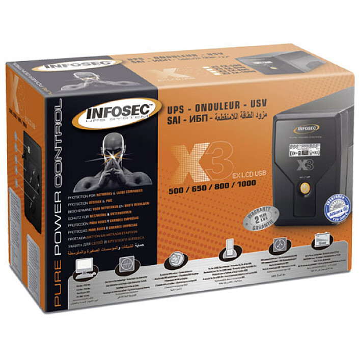 Avis Infosec X3 EX LCD USB 500