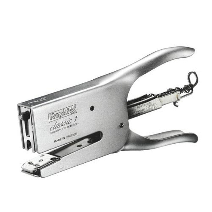 Rapid Pince Agrafeuse K1 platinium mate