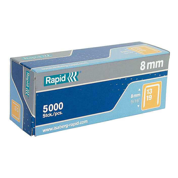 Rapid agrafes 13/8 boite de 5000 agrafes