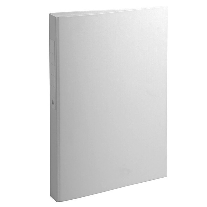 Classeur A4 Blanc personnalisable  4 anneaux 20 mm et dos 35 mm