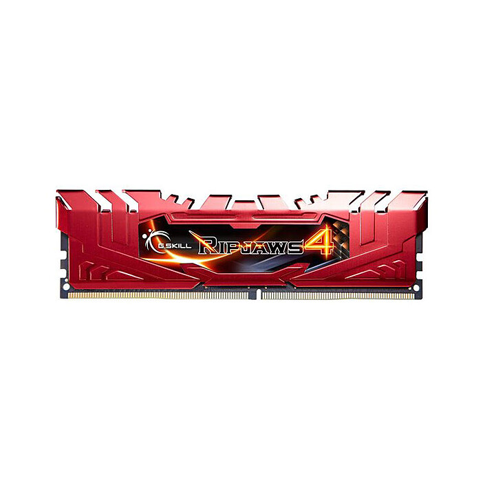 Avis G.Skill RipJaws 4 Series Rouge 16 Go (2x 8 Go) DDR4 2400 MHz CL15