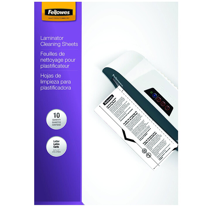 Fellowes Kit de nettoyage pour plastifieuses