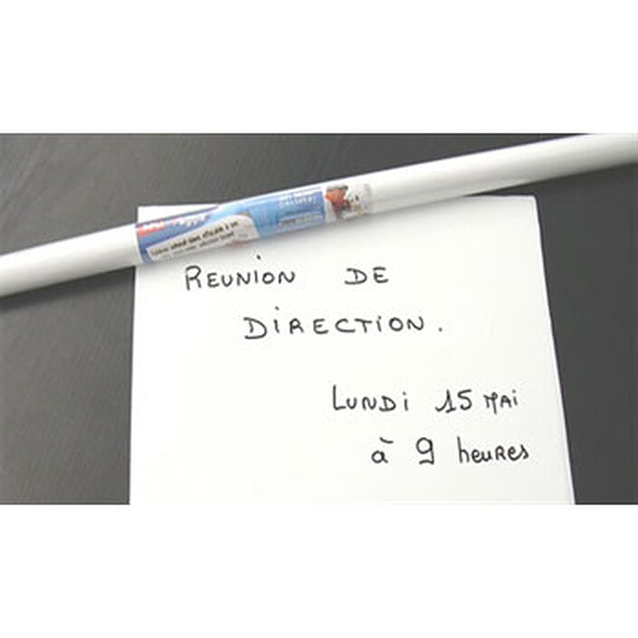 Agipa rouleau adhésif blanc effaçable 100 x 200 cm