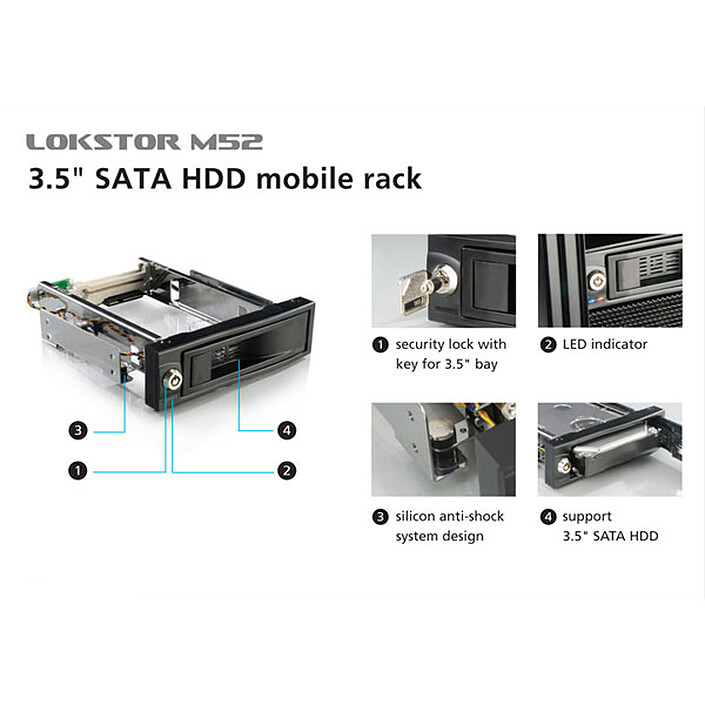 Acheter Akasa LOKSTOR M52