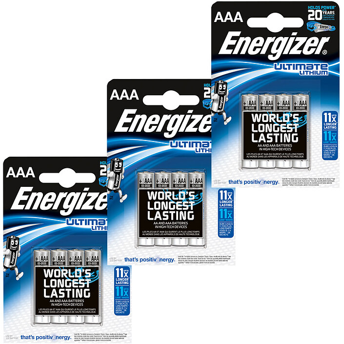 Energizer Ultimate Lithium AAA (par 12)