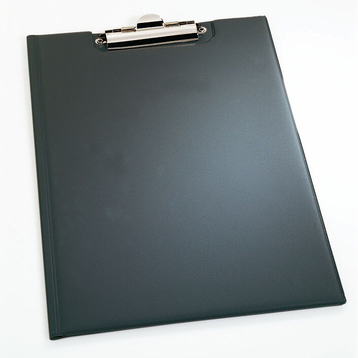 DURABLE Porte-bloc A4 avec rabat standard coloris noir