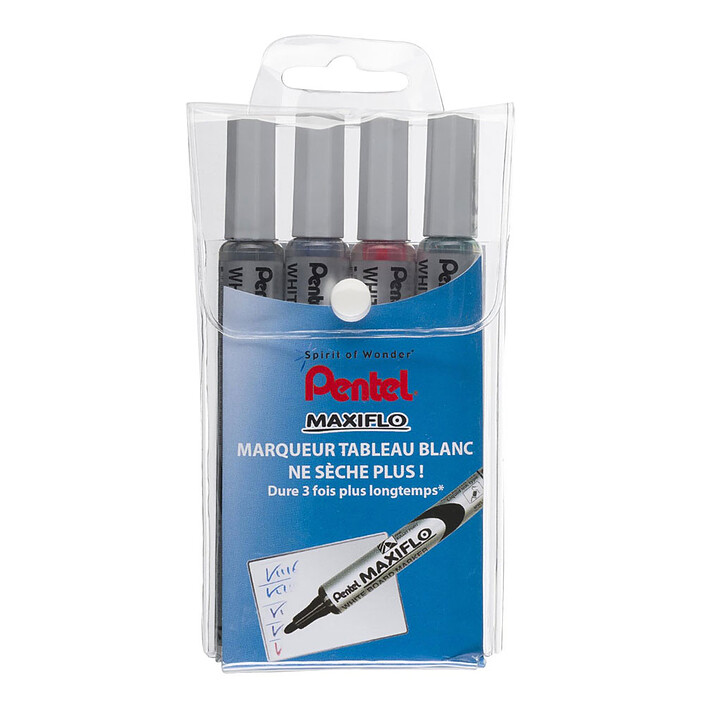 PENTEL Maxiflo MWL5S etui de 4 assortis