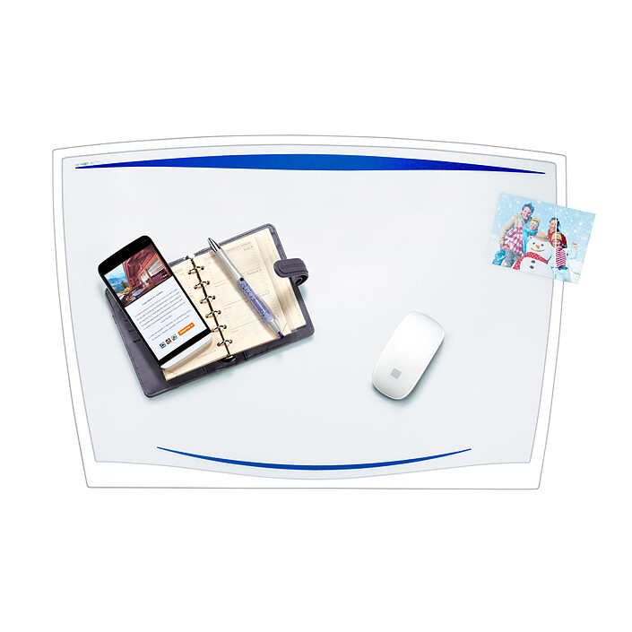 CEP Ice Blue Sous main Transparent/Bleu