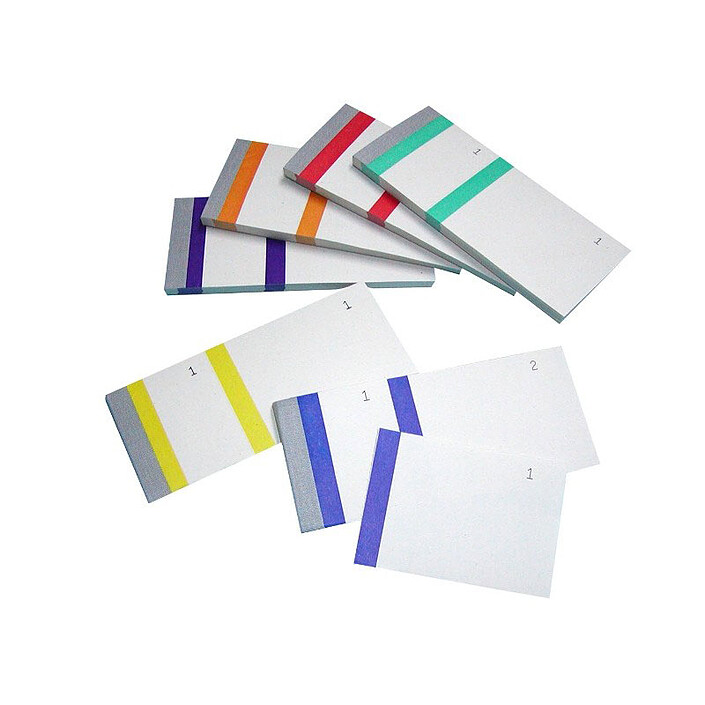 Elve Bloc vendeur 100 feuillets assortis x 10