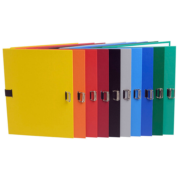 Exacompta Chemises à sangle assortis x 10