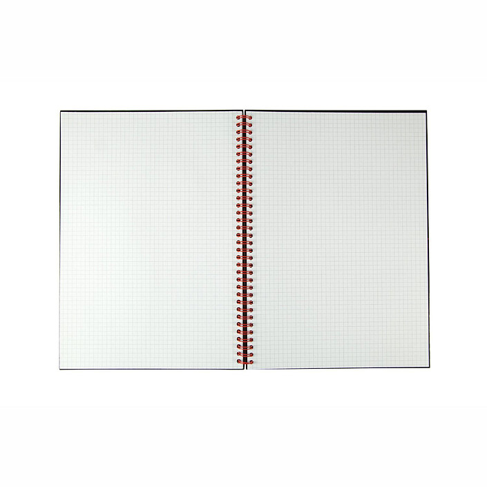 Acheter Oxford Black n' Red Cahier A4 5 x 5 mm Noir