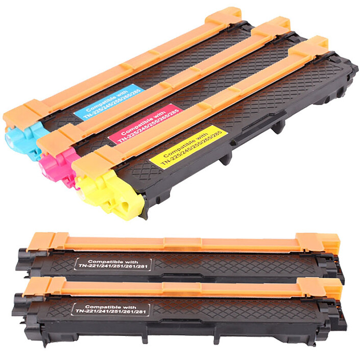 Multipack toners compatibles Brother TN-241 ( Cyan, magenta, jaune et noir)