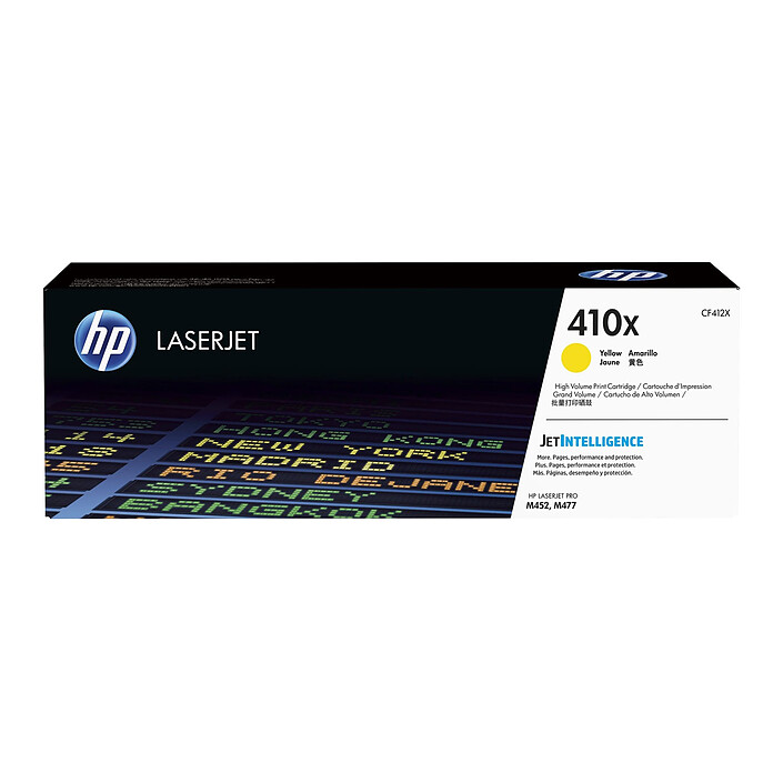 HP 410X (CF412X) - Jaune