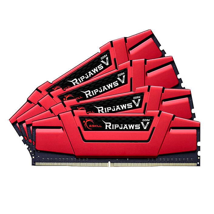 G.Skill RipJaws 5 Series Rouge 32 Go (4x8 Go) DDR4 2666 MHz CL19