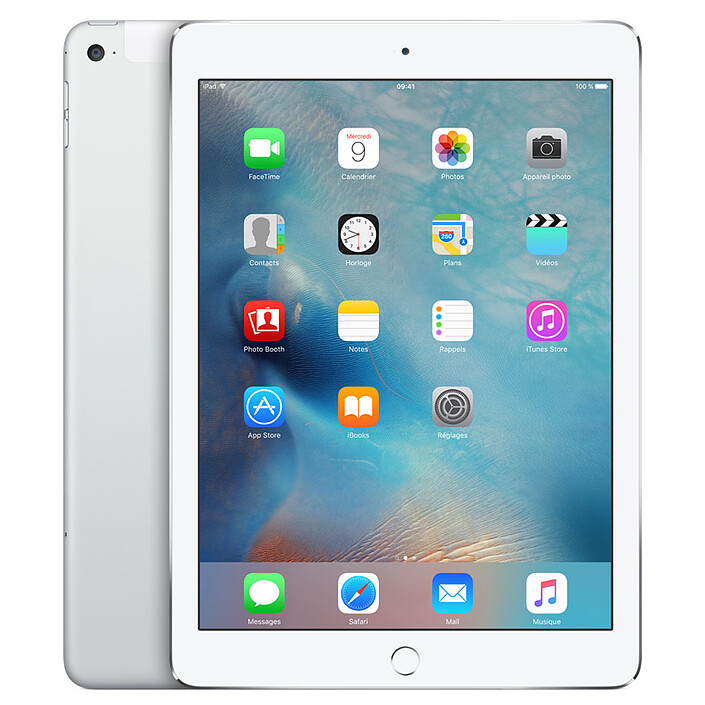 Apple iPad Air 2 128 Go Wi-Fi + Cellular Argent · Reconditionné