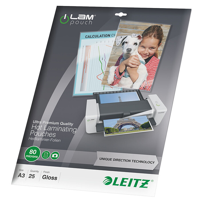 Leitz Pochettes iLAM UDT A3 80µ x 25