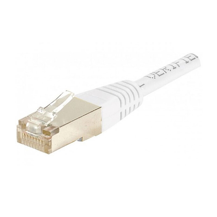 Câble RJ45 catégorie 6 F/UTP 0.15 m (Blanc)