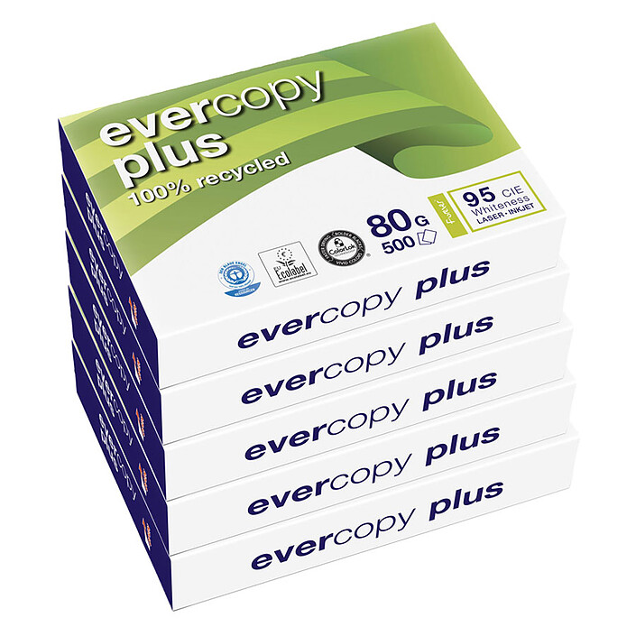 Clairefontaine Evercopy+ ramette 500 feuilles A4 80g 95CIE X5