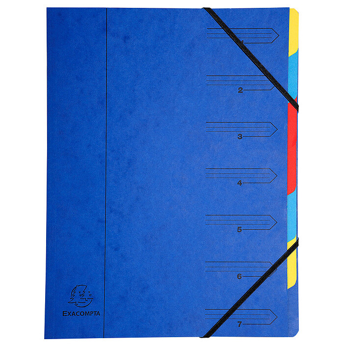 Exacompta Trieur 7 touches Bleu