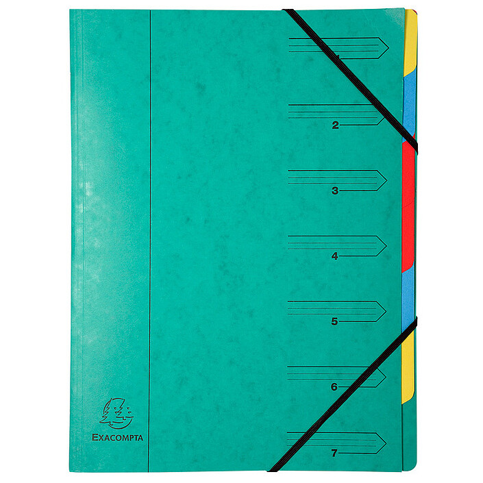 Exacompta Trieur 7 touches Vert
