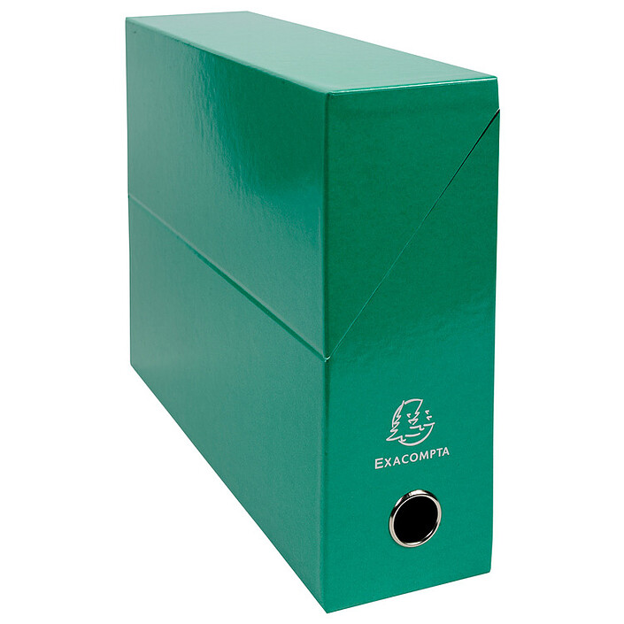 Exacompta Iderama Boite de transfert pelliculée dos 90 mm Vert foncé