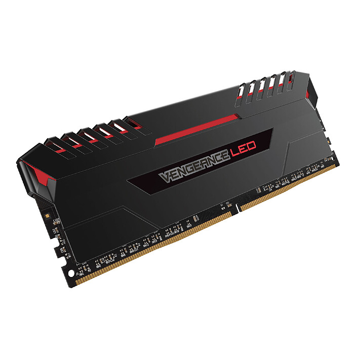 Avis Corsair Vengeance LED Series 16 Go (2x 8 Go) DDR4 3000 MHz CL16 Noir/Rouge