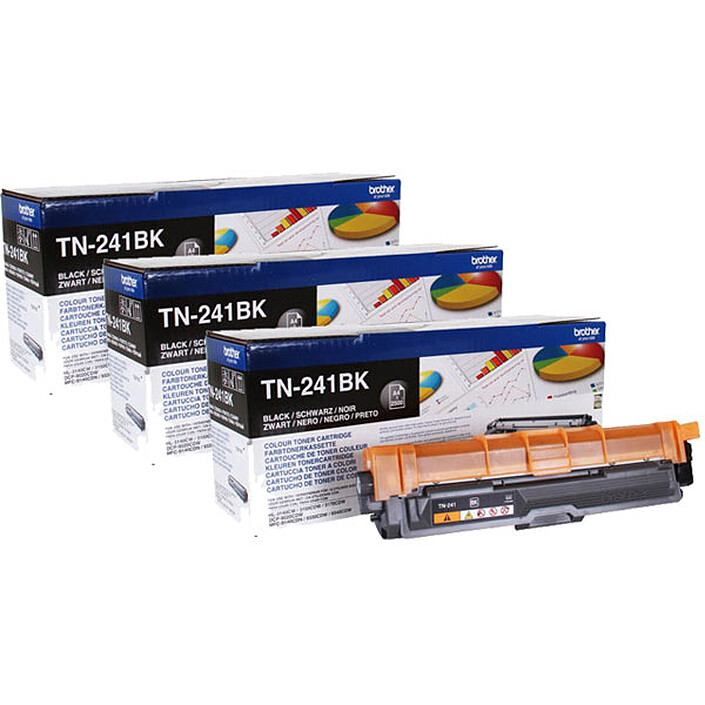 Brother TN-241BK x 3 (Noir)