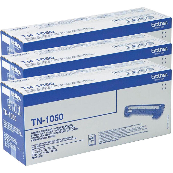 Brother TN-1050 x 3 (Noir)
