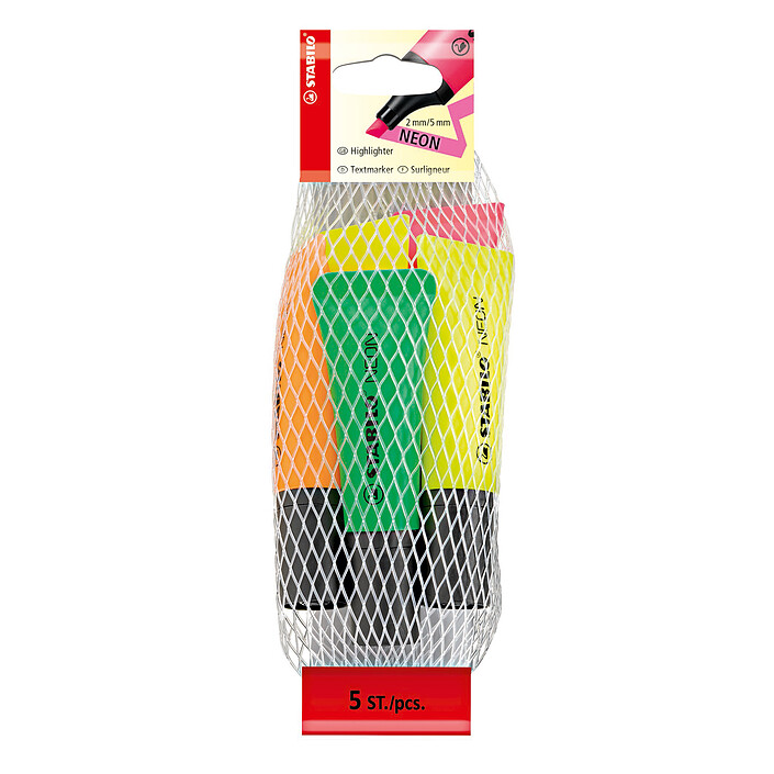 STABILO Neon Filet x5
