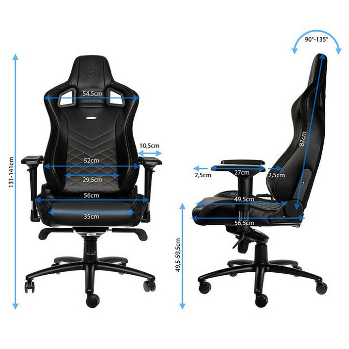 Noblechairs Epic (nero/oro) economico
