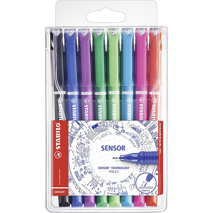 STABILO Sensor Pochette x 6 Assortis