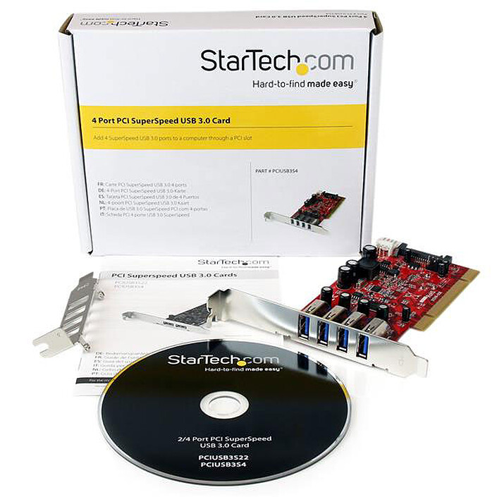 Scheda controller StarTech.com 4 porte USB 3.0 PCI economico