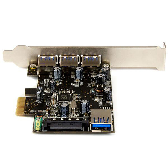 Buy StarTech.com PCI-E controller card (4 USB 3.0 Type-A ports - 1 internal and 3 external) 