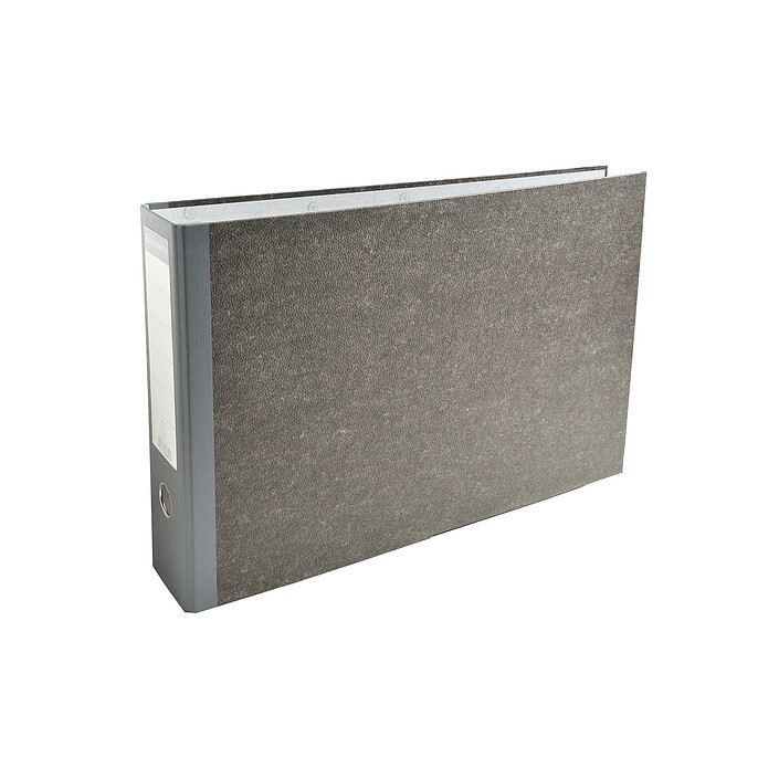 Exacompta Classeur à levier A3 Horizontal Marbré 80mm Gris