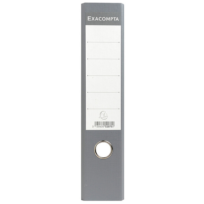 Exacompta Classeur à levier Marbré 70mm avec perforateur Gris