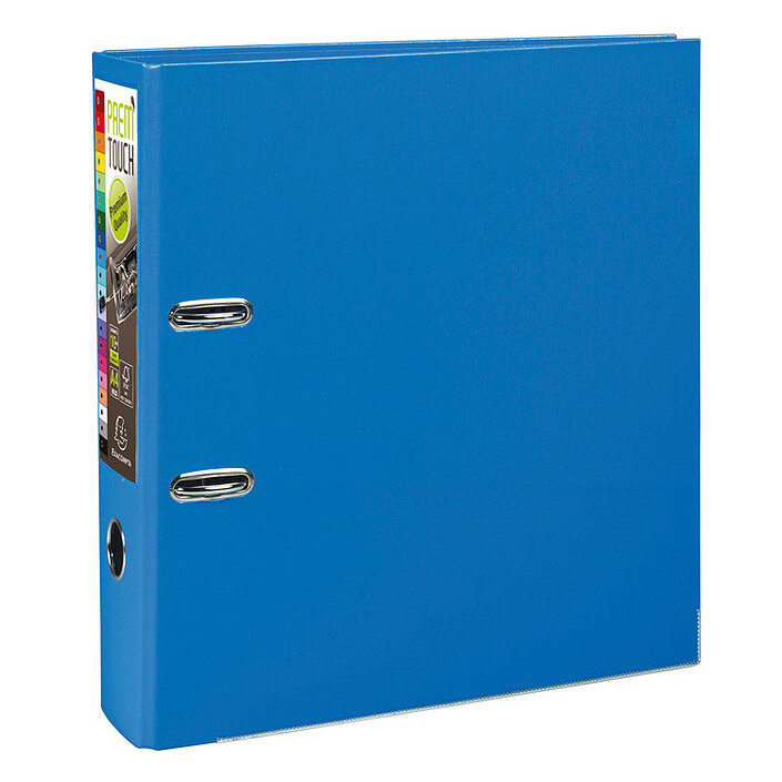Exacompta Prem'Touch Classeur à levier 80mm Bleu