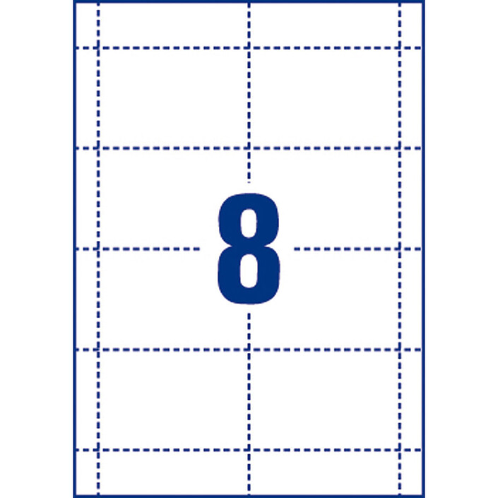 Avis Avery pochettes pour badges 60x90mm avec lacets x 10