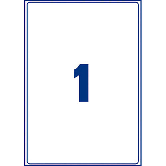 Avis Avery Etiquettes d'expéditions 289,1 x 199,6 mm x 100